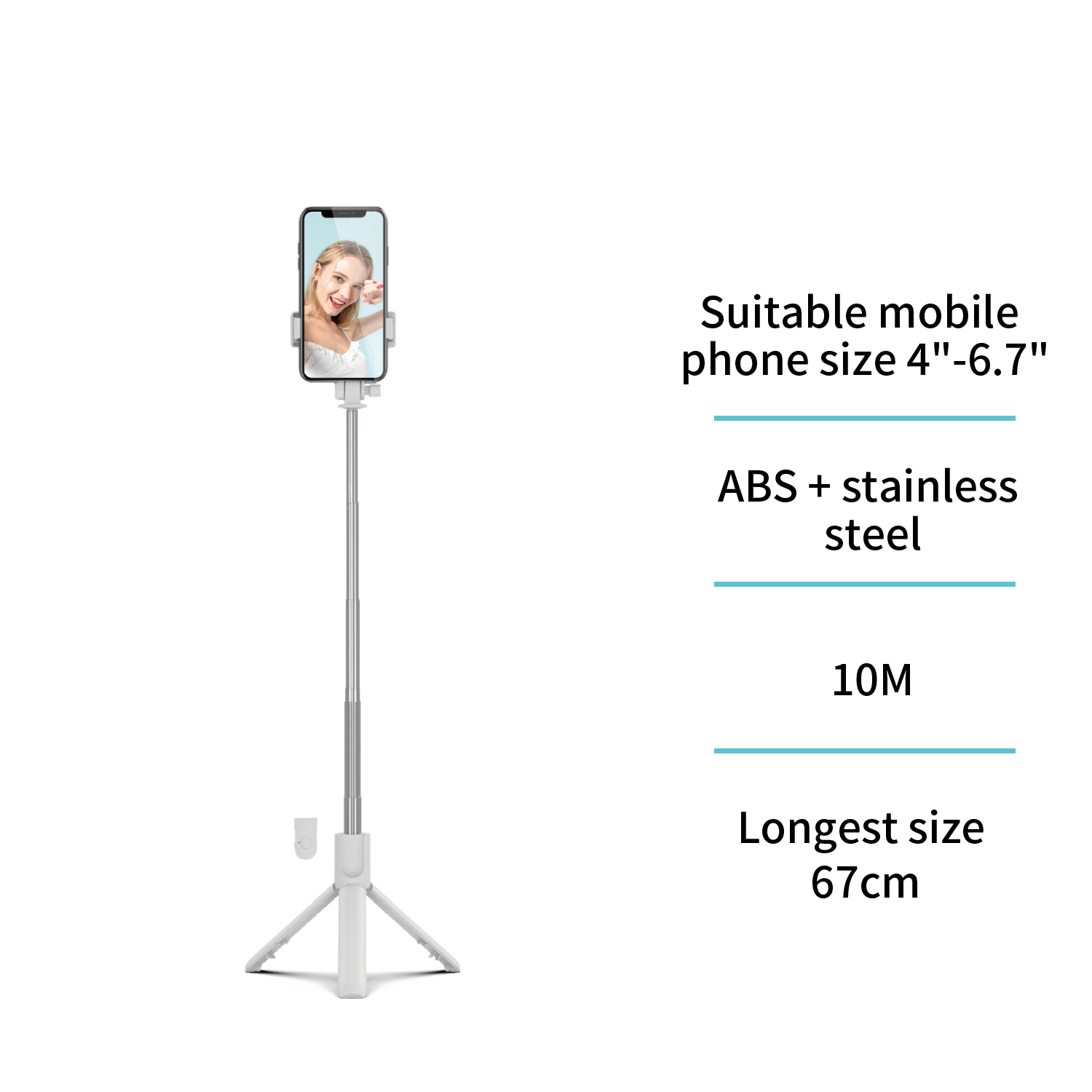 UNICO SS1733 Palo de selfie con Bluetooth